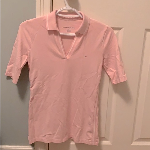 Tommy Hilfiger pink polo - Picture 1 of 2